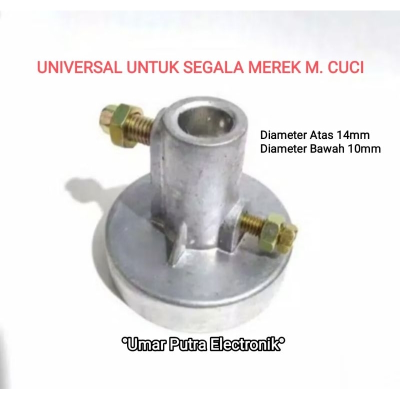 Pully Dinamo Spin Pengering Mesin Cuci As14mm untuk Polytron DLL