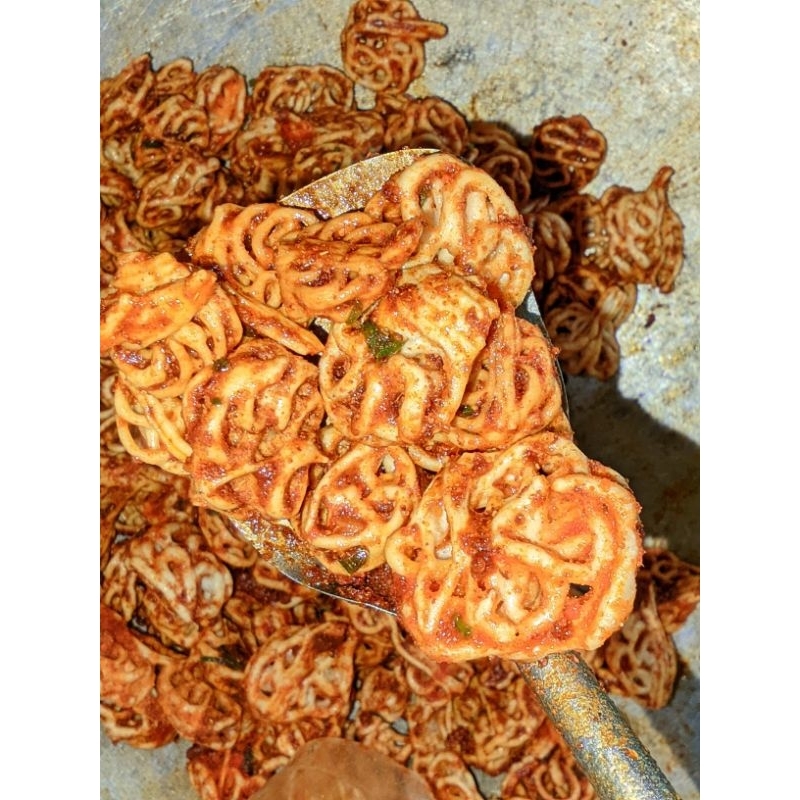 

Krupuk mawar Rafael pedas daun jeruk ½kg