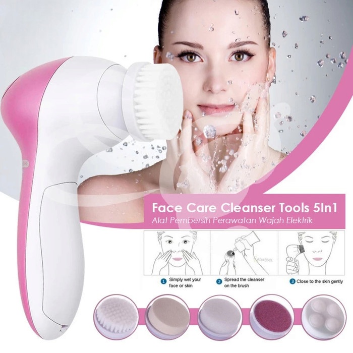 Alat Pembersih Muka Elektrik Lumispa Facial Care 5 in 1 Beauty Care Massage