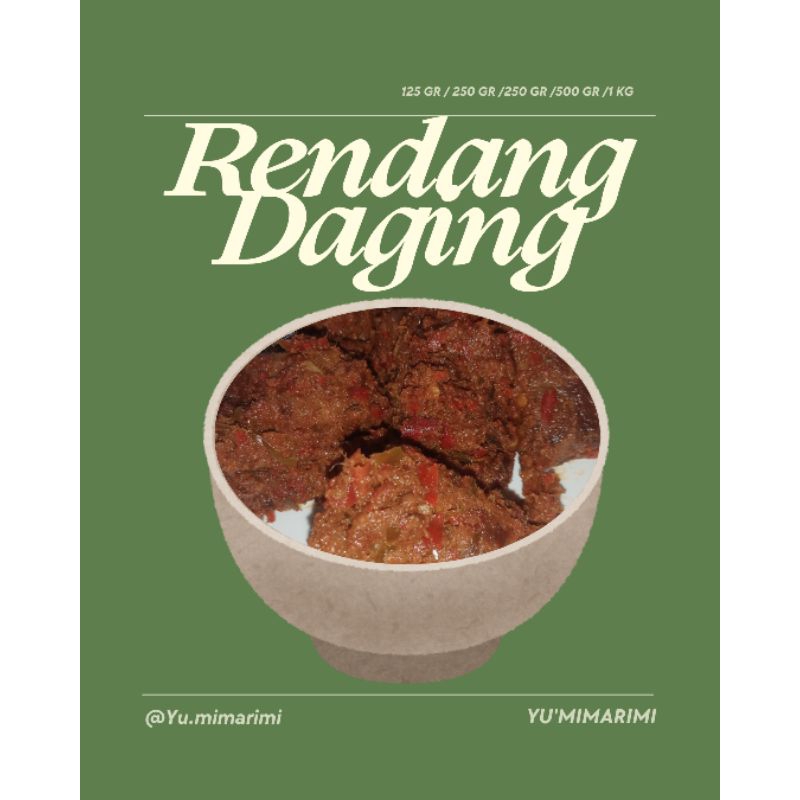 

Rendang Daging