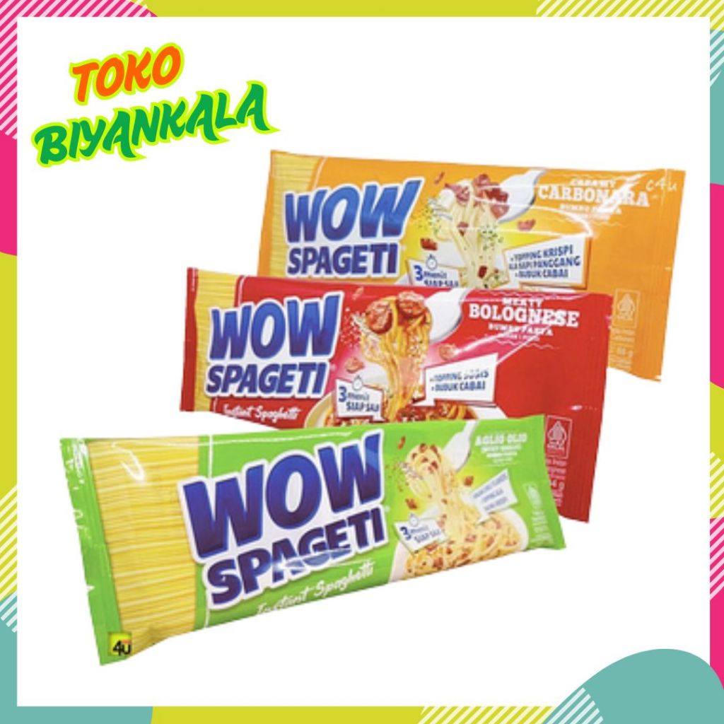 

Wow Spageti Instan 88gr
