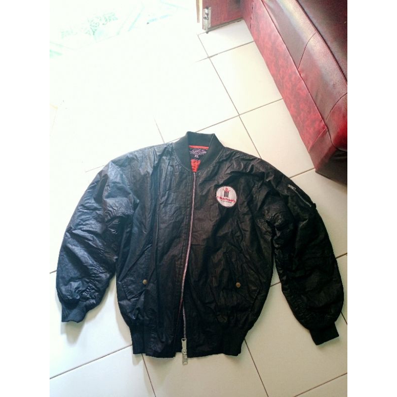 JAKET BOMBER PRIA BOLAK BALIK