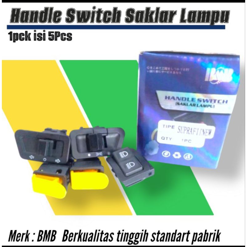 Saklar Lampu Handle Switch Sepeda Motor Honda Supra fit