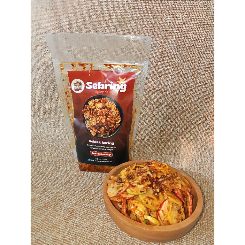

Seblak kering pedas