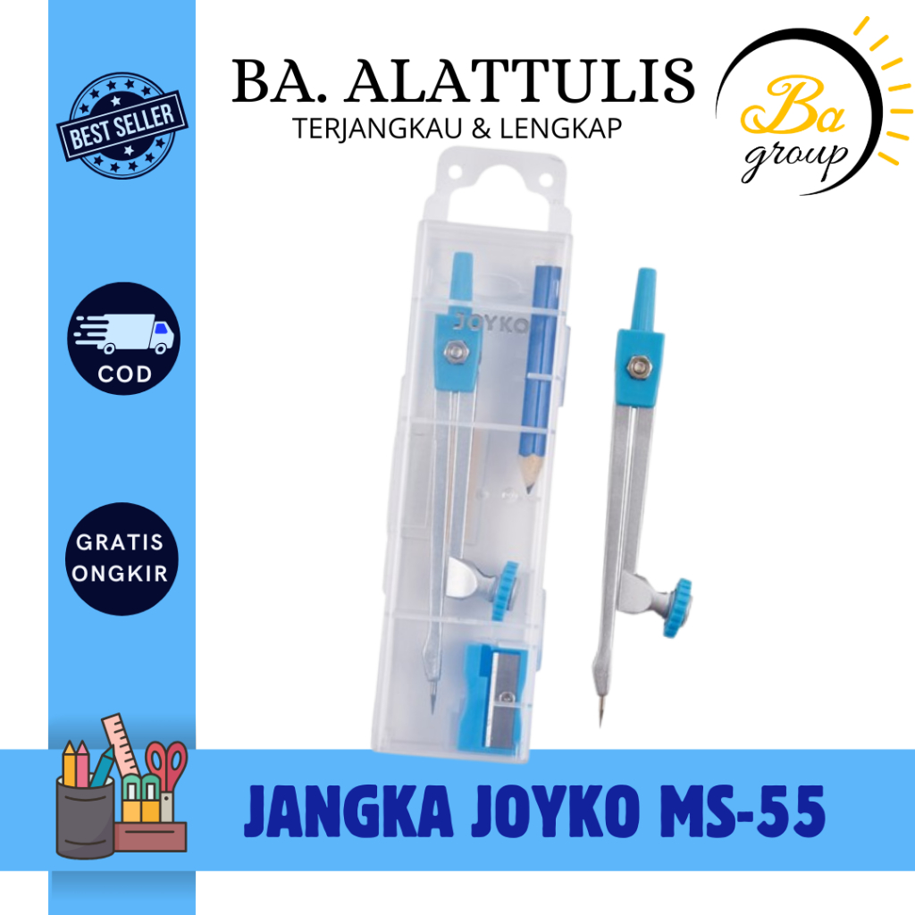 

Math Set Jangka Joyko MS-55 - BA.ALATTULIS