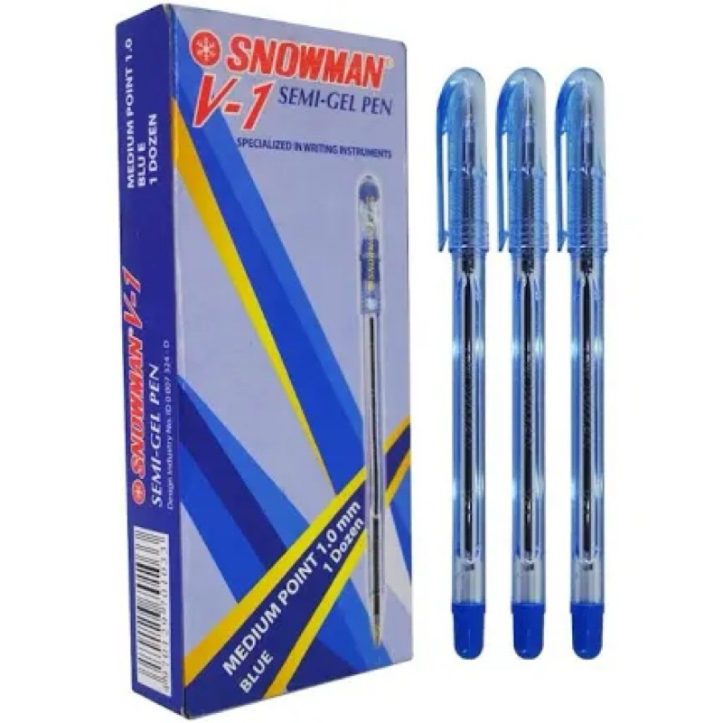 

Pulpen Snowman V-1 Biru