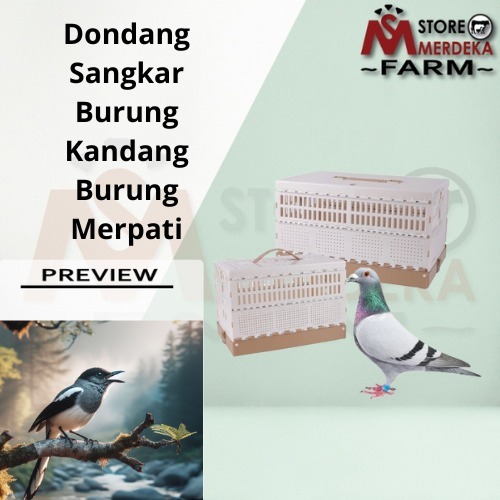 Dondang Sangkar Burung Kandang Merpati Kenari Kandang Lipat Small