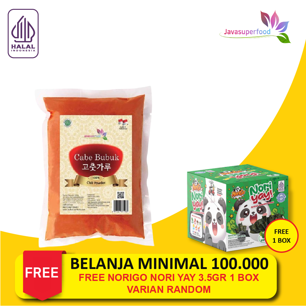 

BUBUK CABE HALUS / CHILI POWDER KOREA 50g (plastik)