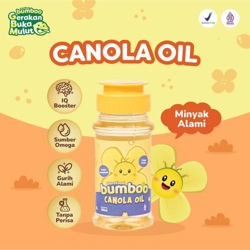 

BUMBOO Canola Oil - Bernutrisi - Sumber Lemak & Omega 3,6,9 - Tanpa Perisa & Pengawet - Tumis atau Topping