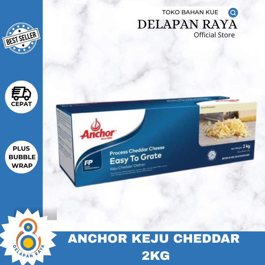 

ANCHOR KEJU CHEDDAR 2KG - 8Raya