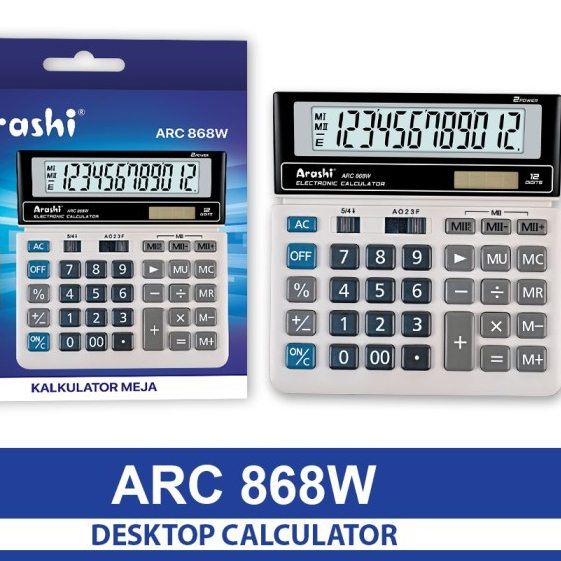 

* Kalkulator Arashi ARC 12 DIGIT