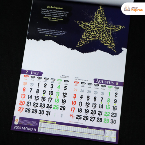 

Kalender Kaligrafi 2025