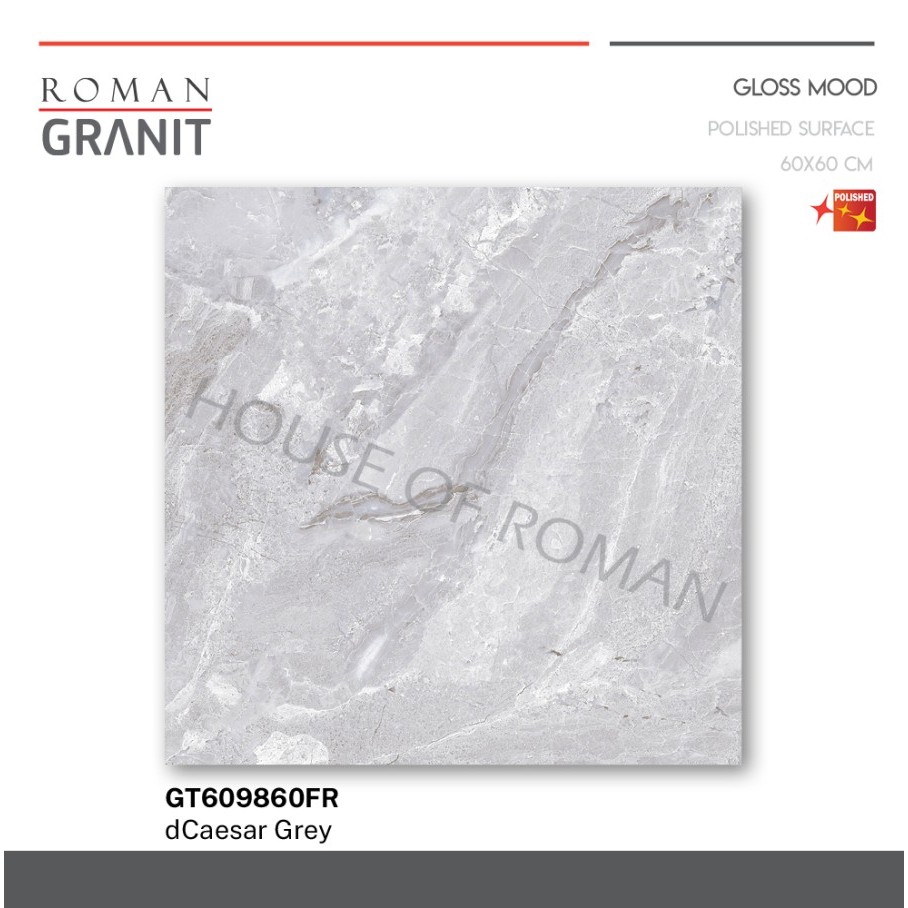 ROMAN GRANIT dCaesar Grey 60x60 GT609860FR ROMAN GRANIT