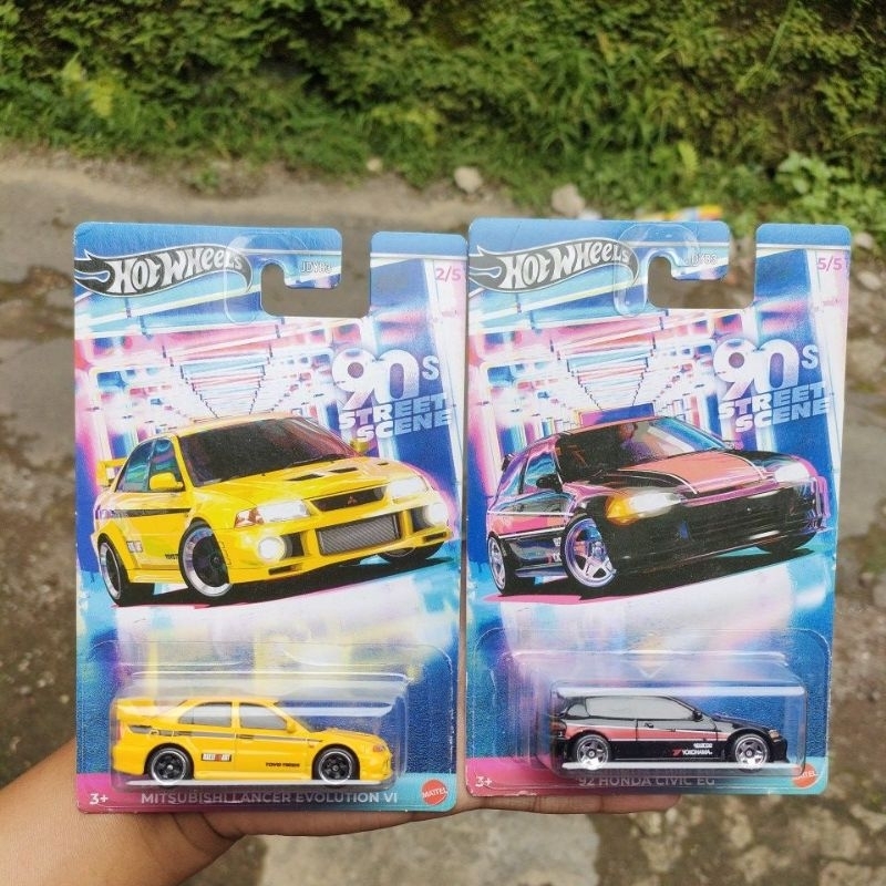 Hot Wheels 90s STREET SCENE Mitsubishi lancer