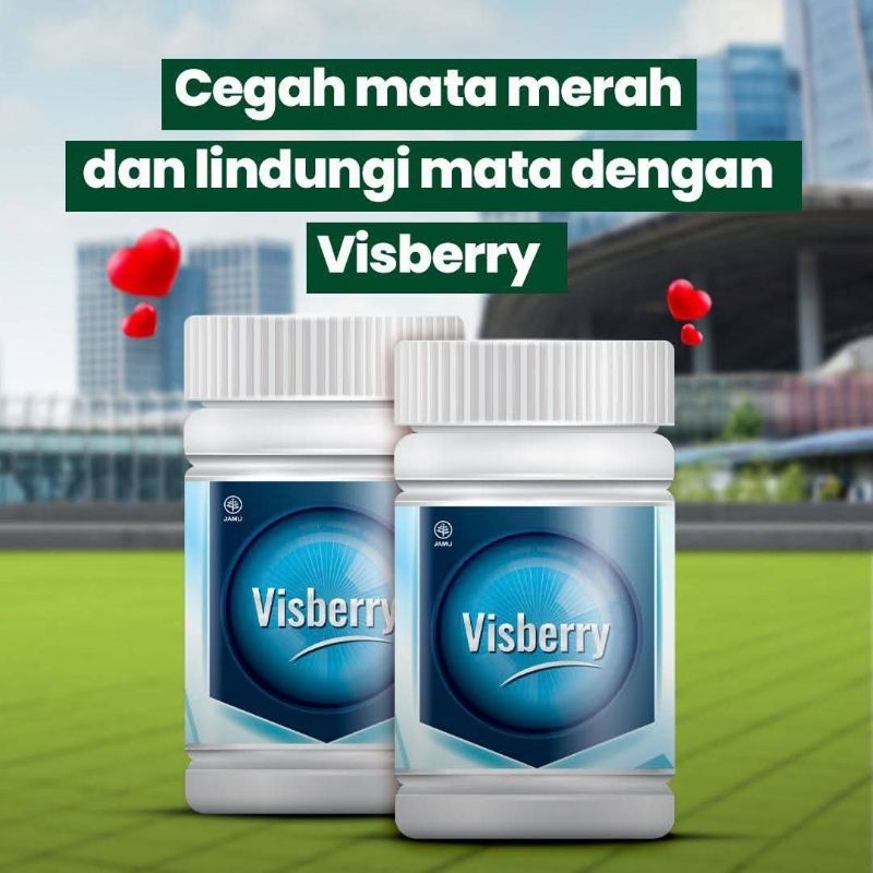 VISBERRY HWI ORIGINAL 100%/VITAMIN MATA/MENGURANGI MATA MINUS/KATARAK