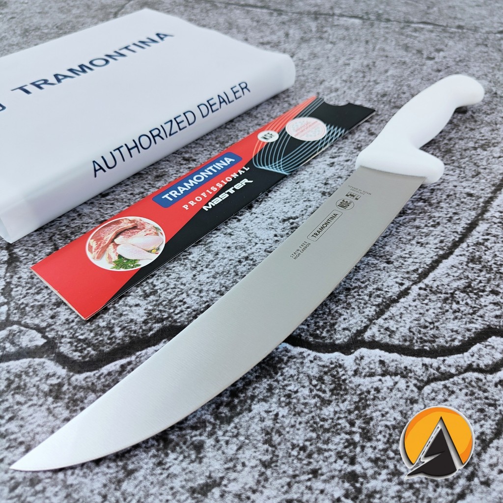 Butcher knife pisau sembelih tramontina original 10" 24610/080
