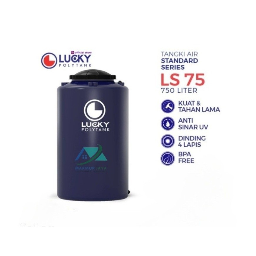 Toren Air LUCKY LS 75 - 750 Liter / Tandon Air Seri Standard