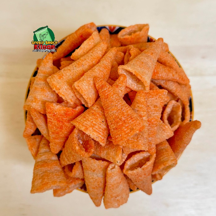 

Ciki Trompet Balado 100g-250g Renyah ciki kentang terompet By GSK