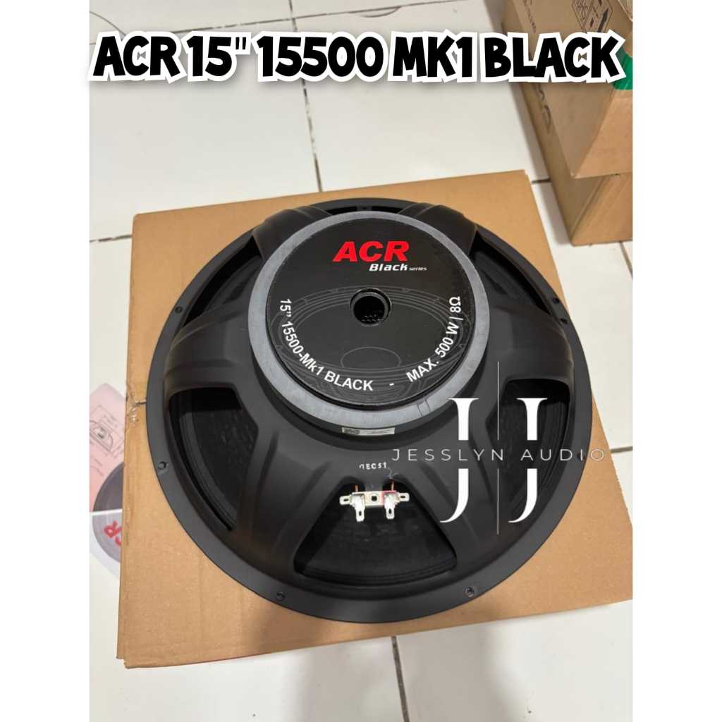 Speaker 15 inch ACR 15500 MK1 BLACK Original Fullrange 500 watt