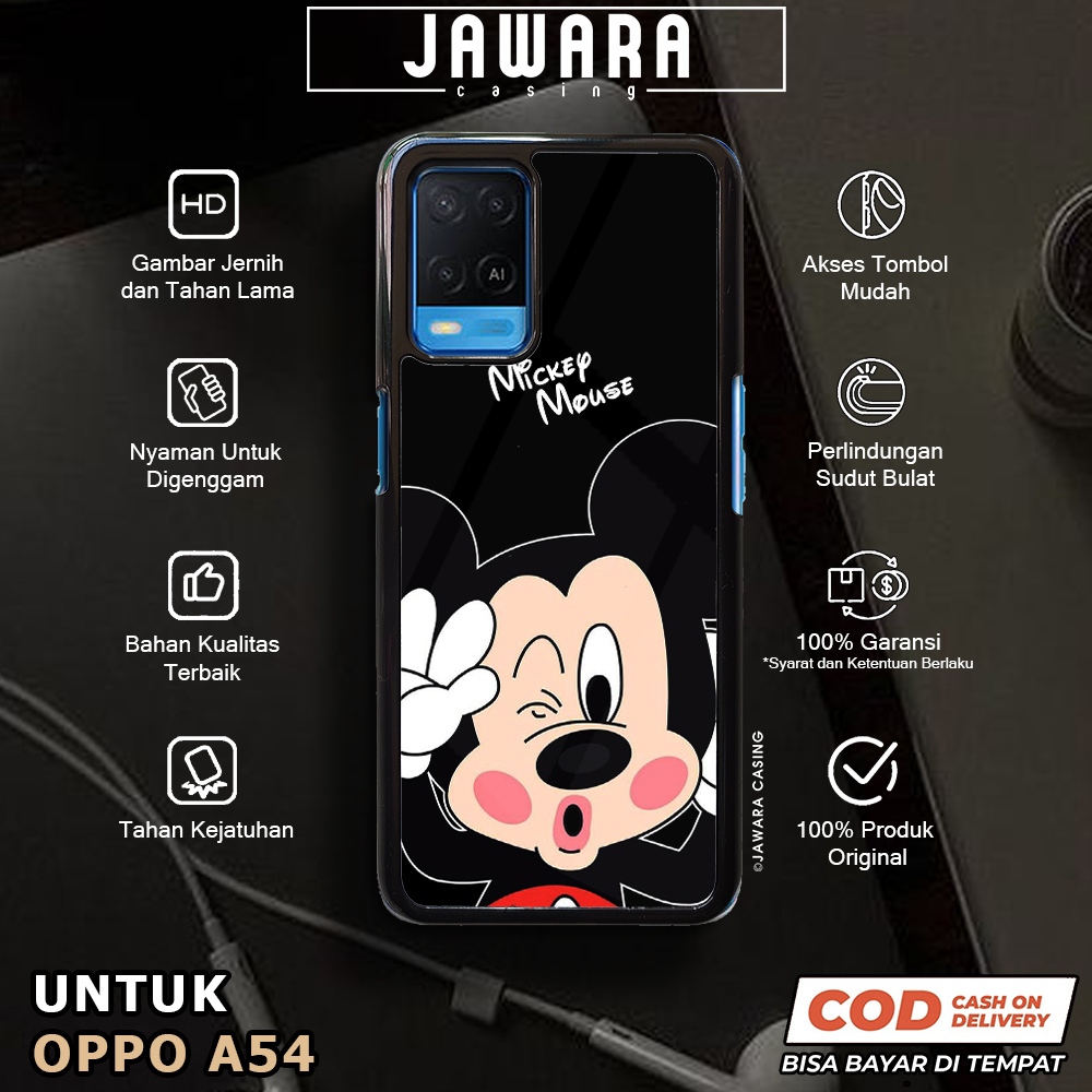 Case Oppo A54 Casing Oppo A54 [DSNY] Premium Case Glossy Case Hp Oppo Jawara Casing Hp Oppo A54 Cust