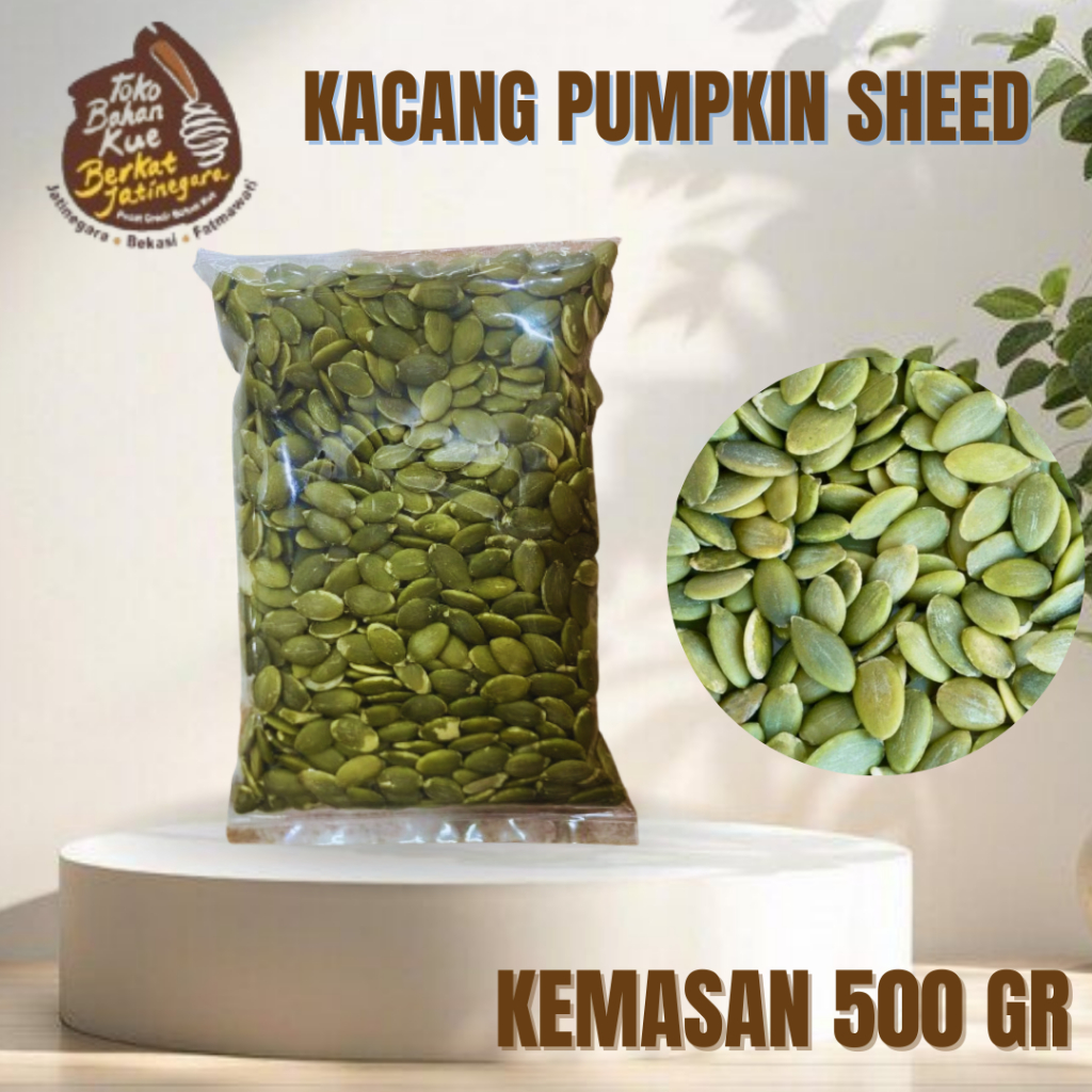 

BIJI PUMPKIN SEED / BIJI LABU KUPAS / BIJI PUMPKIN KEMASAN 500 GRAM