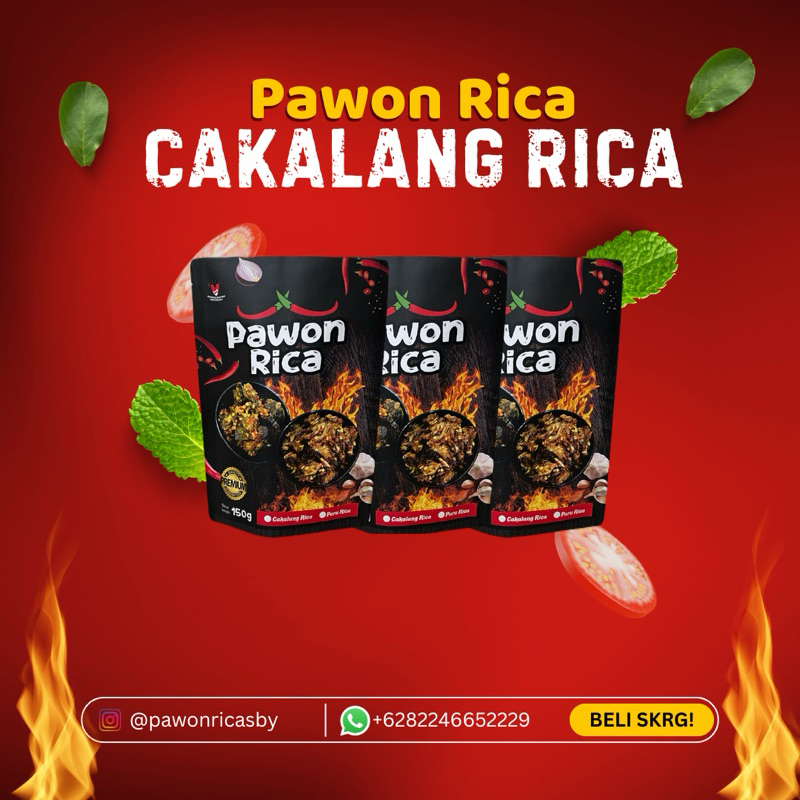 

[MEGA HEMAT 3 Pack] Cakalang Rica Suwir 150gr Cakalang Rica Khas Manado by Pawonricasby