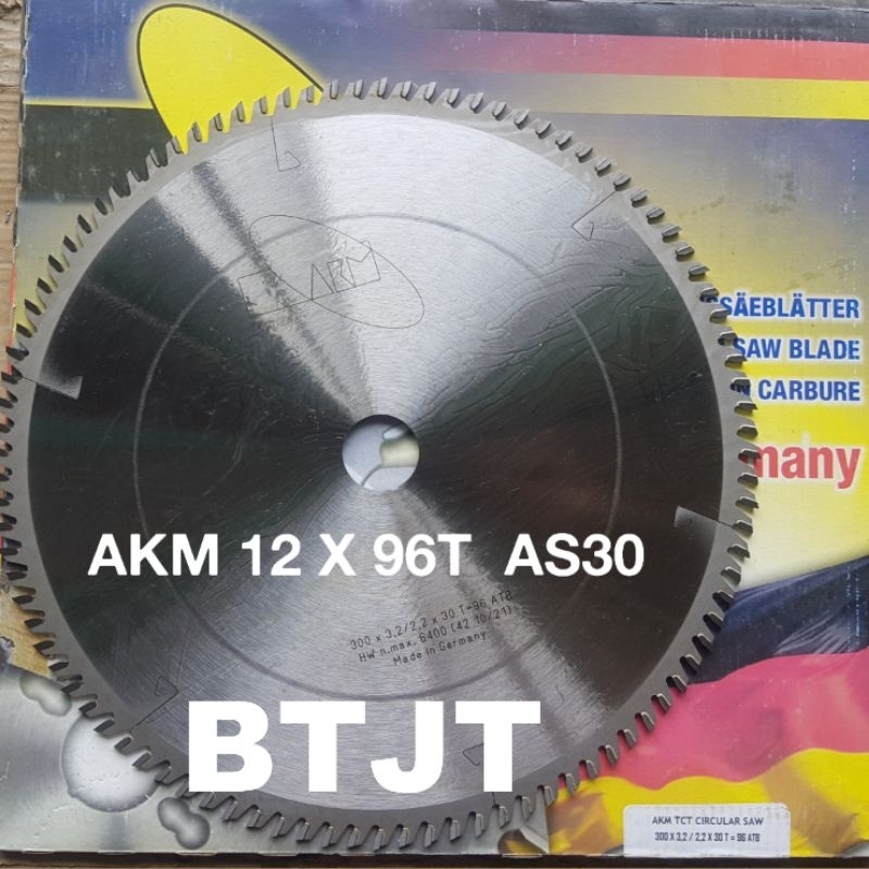 AKM PISAU GERGAJI CIRCULAR SAW BLADE 12" X 96T GIGI AKM GERMANY