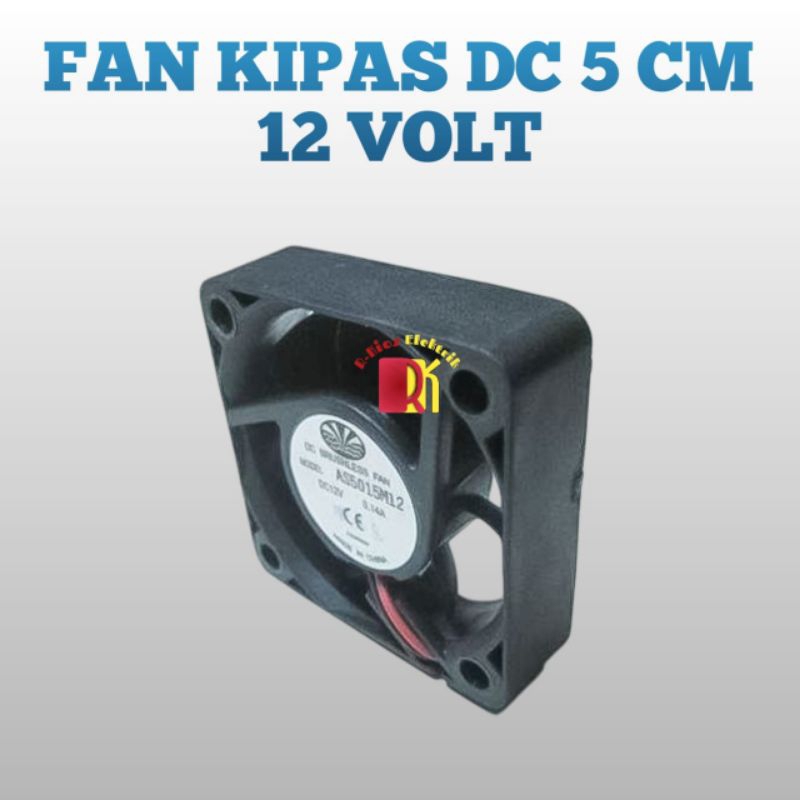 Fan kipas DC 12volt 5cm