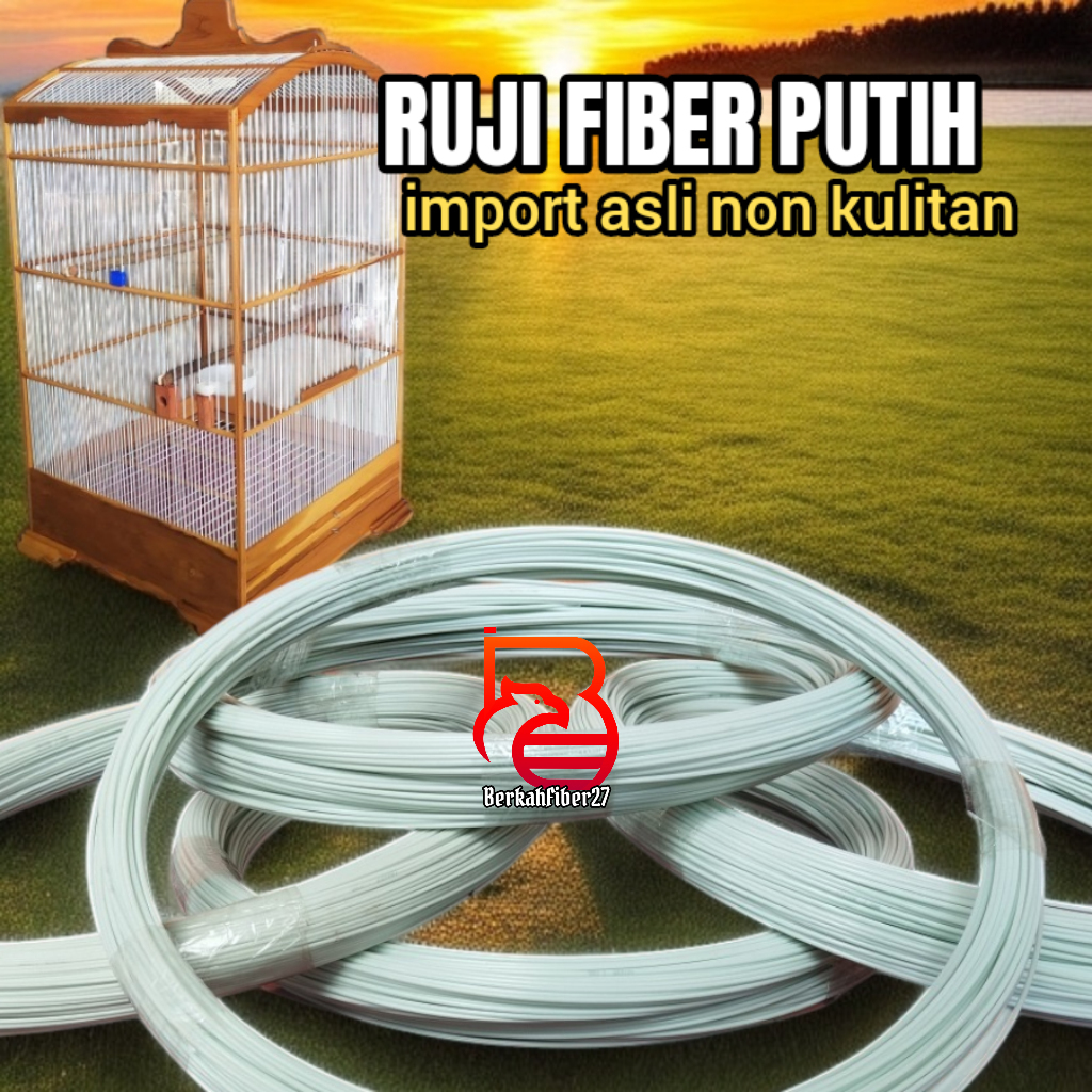 Jeruji fiber putih 2mm ruji fiber putih import non kulit ruji fiber kadang burung ruji sangkar ruji 