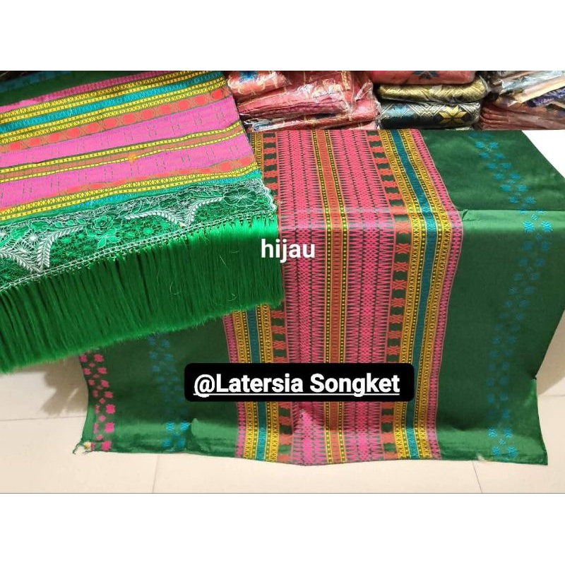 songket mesin sutra pucca bordir
