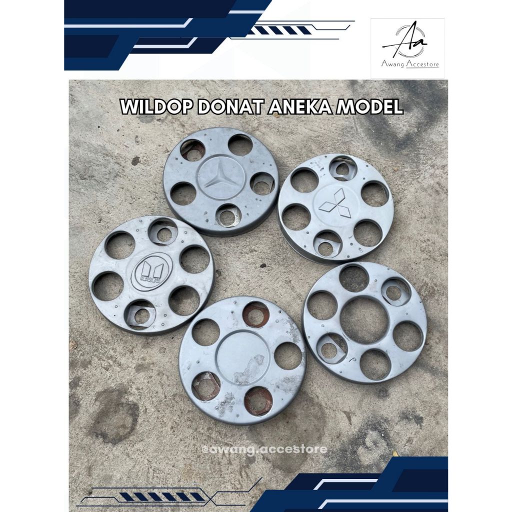 Wheldop Truk Model Donat Wildop Donat Bahan Plat HARGA SEPASANG TERMURAH WHEELDOP