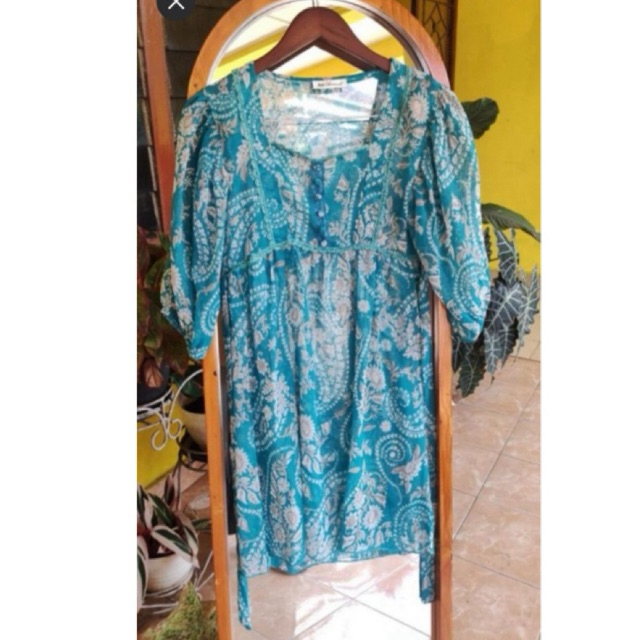 batik peplum baju hamil baju batik tosca