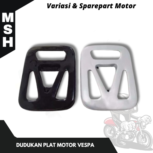 Dudukan Tatakan Plat Jok Belakang Vespa Vbb Tatakan jok belakang vespa vbb lokal