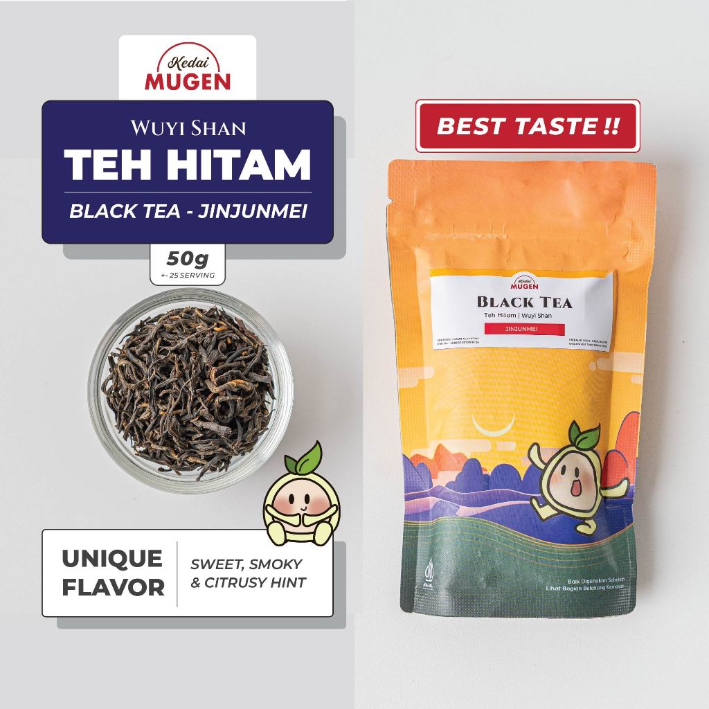 

Kedai Mugen - Teh Hitam Cina Jinjunmei / Chinese Black Tea 50g