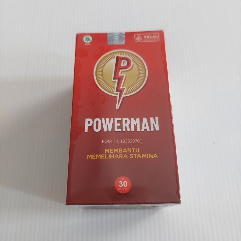 Powerman 30 kapsul membantu memelihara stamina pria dewasa