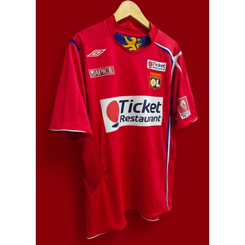 Jersey original olympique lyon away 2006/07 size XL nns juninho