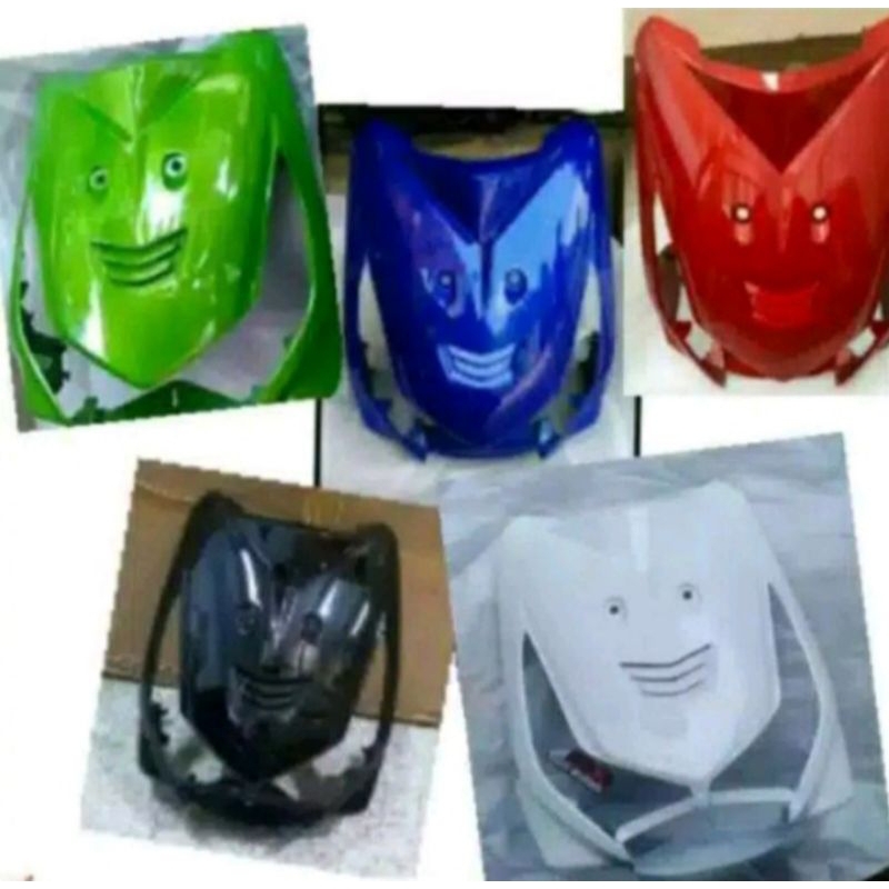 cover body depan motor beat karbu/tameng dasi depan motor beat karbu
