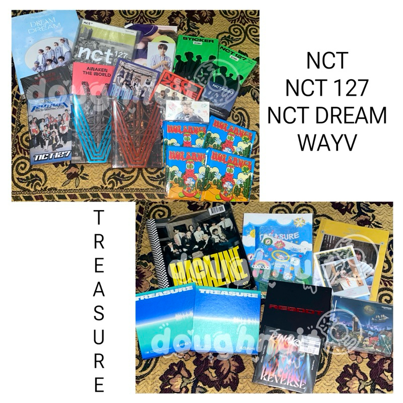 (READY INA) ALBUM ONLY TREASURE NCT 127 NCT DREAM WAYV AWAKEN KICK BACK NEOZONE DREAM A DREAM VER1 T