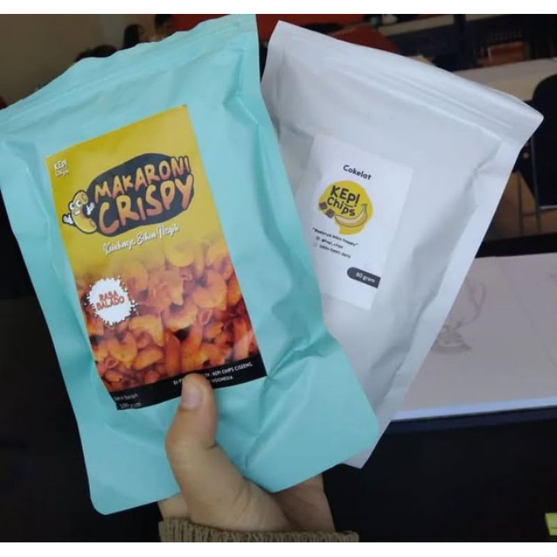 

Makaroni Crispy dan Keripik Pisang
