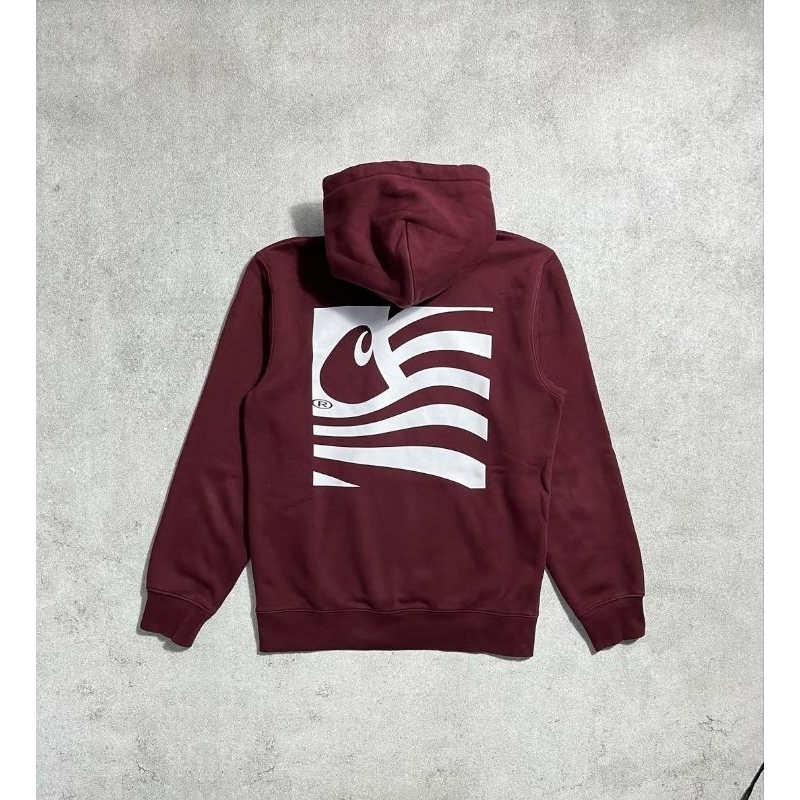 Carhartt hoddie waving state flag