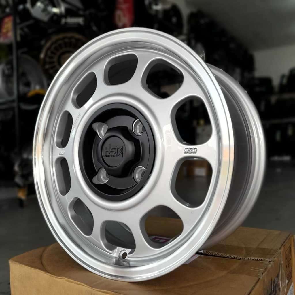 Velg Model Kaleng HSR KLG Ring 15 Cocok Untuk Brio Mobilio Karimun Avanza Xenia Swift Binguo Sirion 