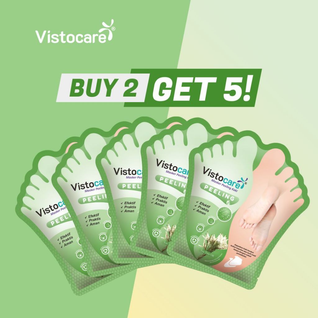 Buy 2 Get 5 Vistocare Masker Peeling Kaki