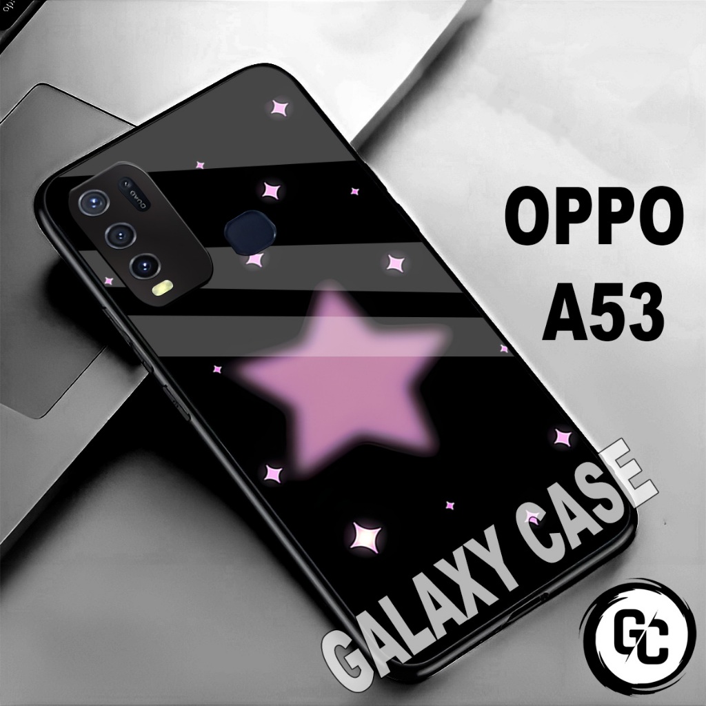 Case Hp OPPO A53/GC16/motif gambar STAR/casing OPPO A53/kesing/case/softcase/glossy/glitter