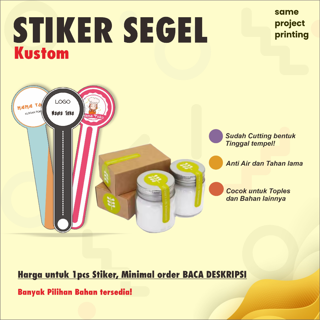 

Sticker Thank You Custom - Stiker Segel Custom | Cetak Sticker Segel Custom Desain logo usaha