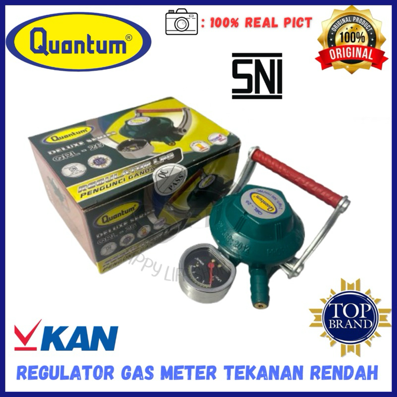 Regulator Gas Double Lock QUANTUM QRL 26 / Regulator Quantum Pengunci Ganda / Regulator Quantum / Re