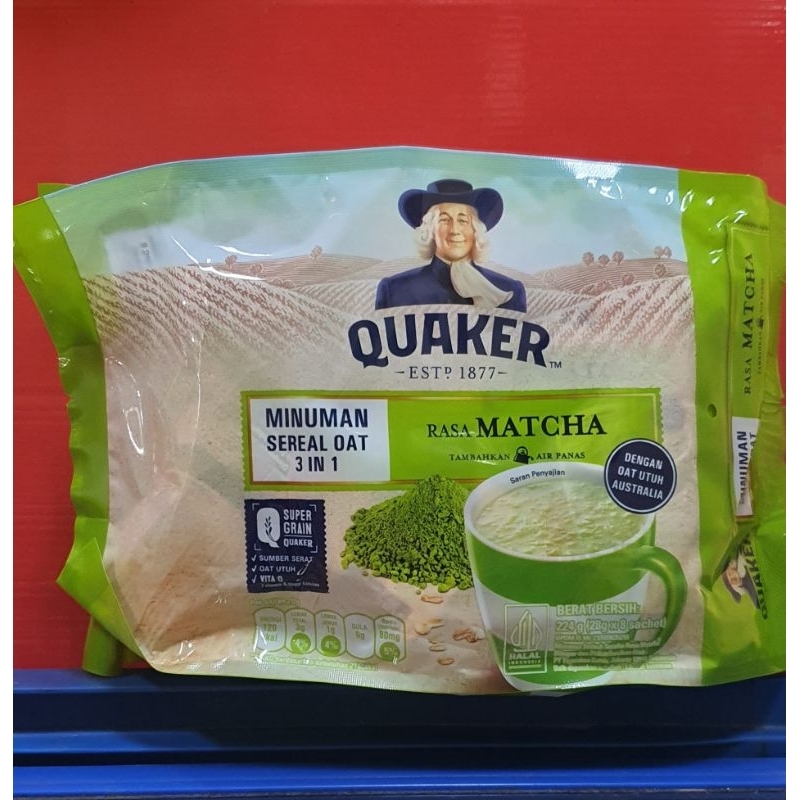 

Quaker Minuman Sereal Oat 3 in 1 (224 gr x 8 sachet )