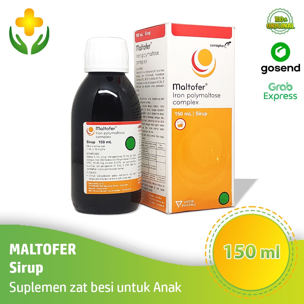 Maltofer Sirup 150 ml - Suplemen Zat Besi Anak