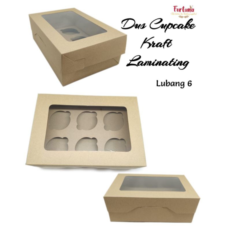 

Dus Cupcake Kraft Laminating Lub 6 (1pcs)