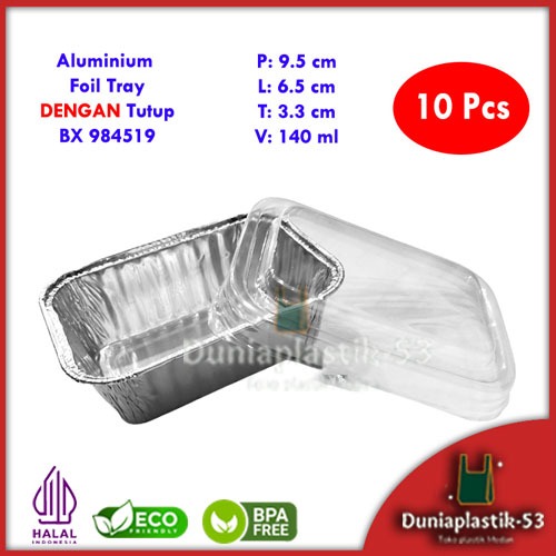 Alumunium Foil Cup BX984519 / Aluminium Tray Brownies Bolu Spaghetti - Per 10 Pcs