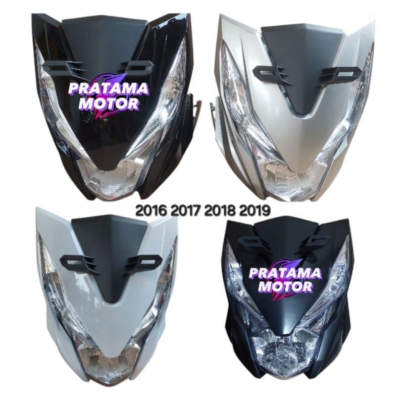 Tameng Body Depan Beat Street 2016-2019 - Full Set Tameng Dasi Depan Beat Street